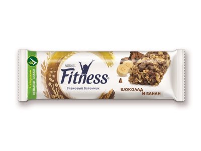 Батончик Nestle Fitness цельные злаки Шоколад, банан 23,5 г 1-00249434_1