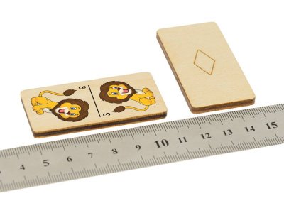 Игра настольная Andante, Домино большое, Дикие животные 1-00249394_2