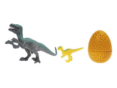 Набор игровой Baixin toys Динозавр с яйцом и малышом. Велоцираптор 1-00248010_2