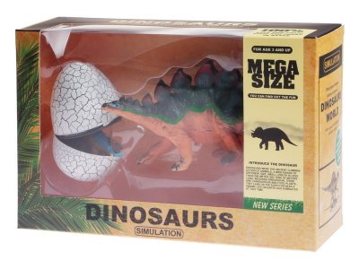 Набор игровой Baixin toys Динозавр с яйцом и малышом. Стегозавр 1-00248968_3