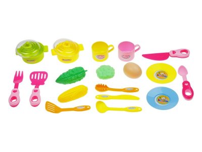 Набор игровой Yuehui Toys Кухня с посудой и продуктами 1-00248017_2