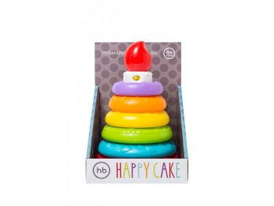 Игрушка Happy Baby, Пирамидка Cake 1-00142158_2