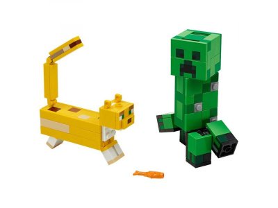 Конструктор Lego Minecraft, Большие фигурки Крипер и Оцелот 1-00250574_1