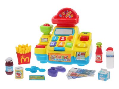 Набор игровой Five Star Toys Касса со сканером и набором продуктов 1-00248066_1