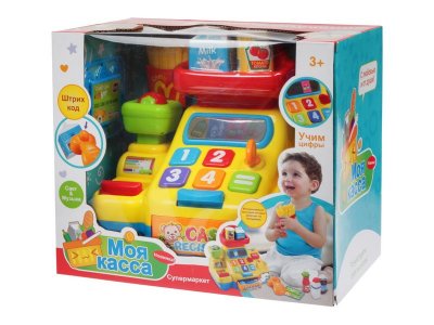 Набор игровой Five Star Toys Касса со сканером и набором продуктов 1-00248066_8