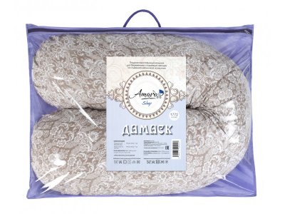 Подушка для беременных AmaroBaby 170*25 см, бязь 1-00250978_3