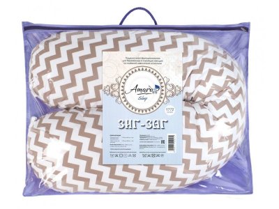 Подушка для беременных AmaroBaby 170*25 см, бязь 1-00250979_3