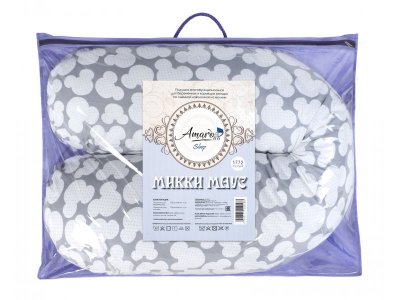 Подушка для беременных AmaroBaby 170*25 см, бязь 1-00250981_3