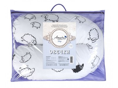 Подушка для беременных AmaroBaby 170*25 см, поплин 1-00250983_3