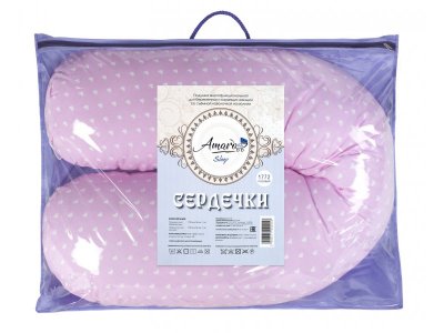 Подушка для беременных AmaroBaby 170*25 см, бязь 1-00250985_3