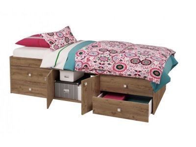 Кровать детская Polini kids Simple 3100 с 4 ящиками 1-00251711_1
