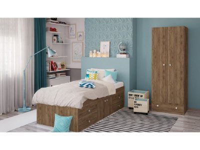 Кровать детская Polini kids Simple 3100 с 4 ящиками 1-00251711_3