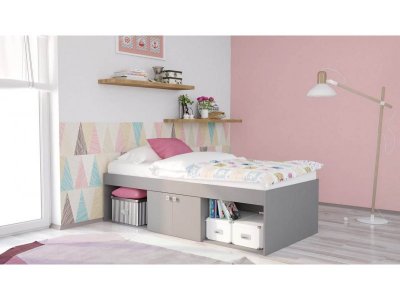 Кровать детская Polini kids Simple 3000 Н с нишами 1-00251714_4