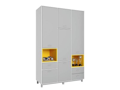 Шкаф трехсекционный Polini kids Mirum 2335 1-00251726_1