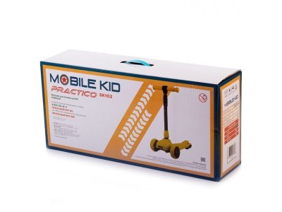 Самокат трехколесный Mobile Kid Practico 1-00252276_4