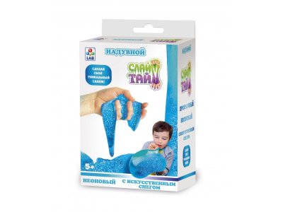 Набор 1 Toy, Сделай надувной слайм. Слайм со снегом 1-00252603_1