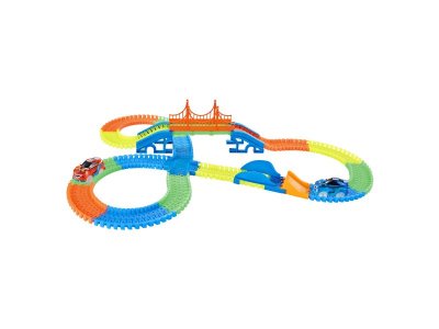 Трек гибкий 1 Toy, 2 машинки на р/у, 227 деталей 1-00252625_4