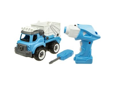 Игрушка 1 Toy Сити-сервис, Мусоровоз сборный на р/у 18 см 1-00252695_7