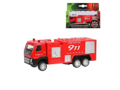Игрушка Пламенный мотор, Пожарная машина 1:72 Volvo, 12 см 1-00253085_2