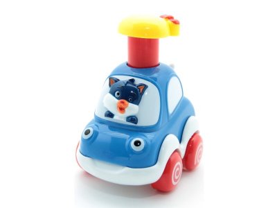 Игрушка Balbi, Машинка с с заводным механизмом, Press Веселые Зверята 1-00253257_1