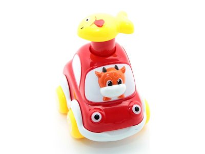 Игрушка Balbi, Машинка с с заводным механизмом, Press Веселые Зверята 1-00253257_4