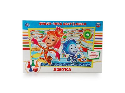 Игра настольная Умные игры Ходилка Фиксики Азбука 1-00253196_1