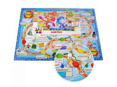 Игра настольная Умные игры Ходилка Фиксики Азбука 1-00253196_2
