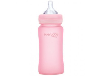 Бутылочка стеклянная Everyday Baby с защитным силиконовым покрытием 240 мл 1-00253527_3