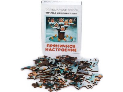 Пазл деревянный Нескучные игры, Пряничное настроение 1-00253603_1