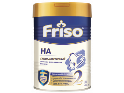Смесь Friso HA 2 (Фрисолак ГА 2), сухая 6-12 мес. 400 г 1-00011302_5