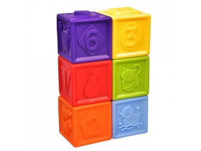 Кубики Fancy Baby Умняшки 6 шт. 1-00254651_1