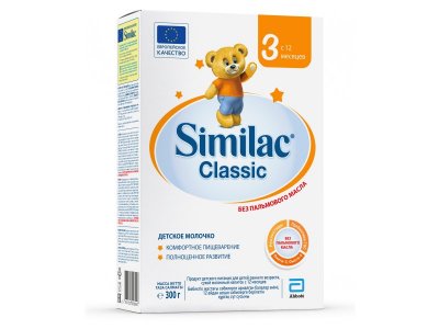 Смесь Similac 3 Classic молочная 300 г 1-00224775_1