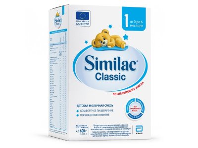Смесь Similac 1 Classic молочная 600 г 1-00224776_1
