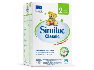 Смесь Similac 2 Classic молочная 600 г 1-00224777_1