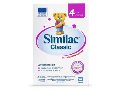 Молочко Similac Classic 4 детское сухое с 18 мес. 600 г пачка 1-00237847_5