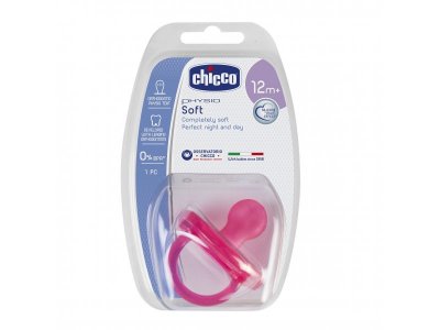Пустышка Chicco Physio Soft силиконовая, с 12 мес. 1 шт 1-00099205_2