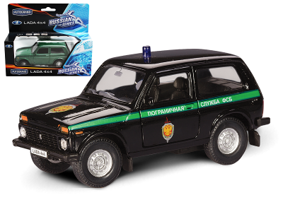 Игрушка Autogrand, Машинка Lada 4X4 Пограничная служба ФСБ 1:36 1-00259536_1