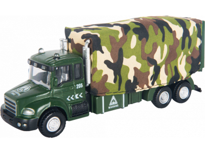 Игрушка Autogrand, Машинка Military Truck с тентом 1:48 1-00259617_1