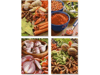 Набор Schipper для раскрашивания, 4 картины Специи, 18*24 см 1-00260802_1