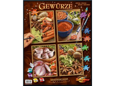 Набор Schipper для раскрашивания, 4 картины Специи, 18*24 см 1-00260802_2