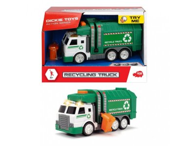 Игрушка Dickie Toys Машинка мусоровоз свет/звук 15 см 1-00260895_5