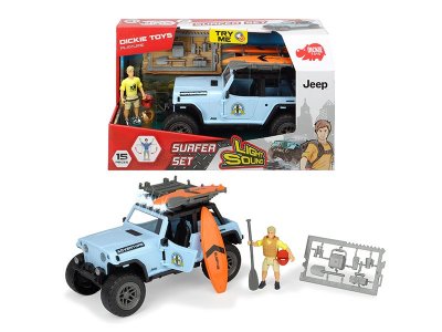 Набор игровой Dickie Toys Серфер Jeepster Commando PlayLife свет/звук 22 см 1-00260903_4