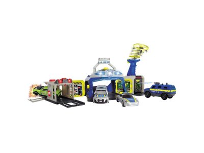Набор игровой Dickie Toys Полицейский штаб 4 машинки и 1 вертолет свет/звук 1-00260921_6