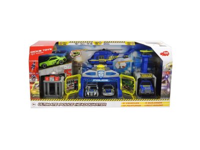 Набор игровой Dickie Toys Полицейский штаб 4 машинки и 1 вертолет свет/звук 1-00260921_5