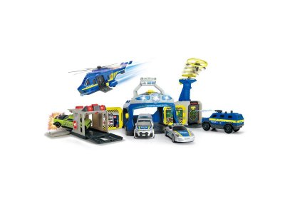 Набор игровой Dickie Toys Полицейский штаб 4 машинки и 1 вертолет свет/звук 1-00260921_15