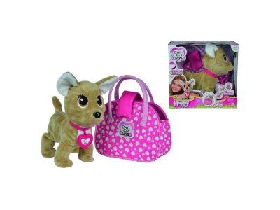 Игрушка Simba интерактивная Собачка Chi-Chi Love 20 см Счастливчик с сумочкой 1-00260944_1
