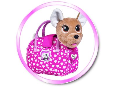 Игрушка Simba интерактивная Собачка Chi-Chi Love 20 см Счастливчик с сумочкой 1-00260944_2