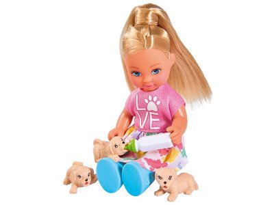 Кукла Simba Еви 12 см с собачкой и щенками 1-00260987_3