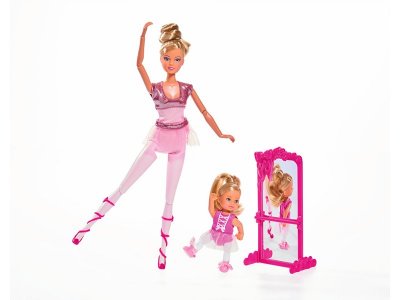 Кукла Simba Штеффи и кукла Еви 12 см Школа балета 1-00261000_1