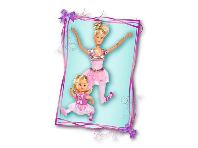 Кукла Simba Штеффи и кукла Еви 12 см Школа балета 1-00261000_2